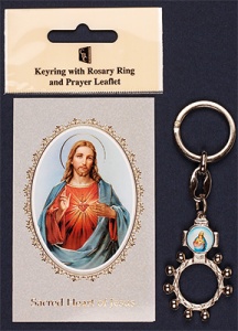 rosary key ring